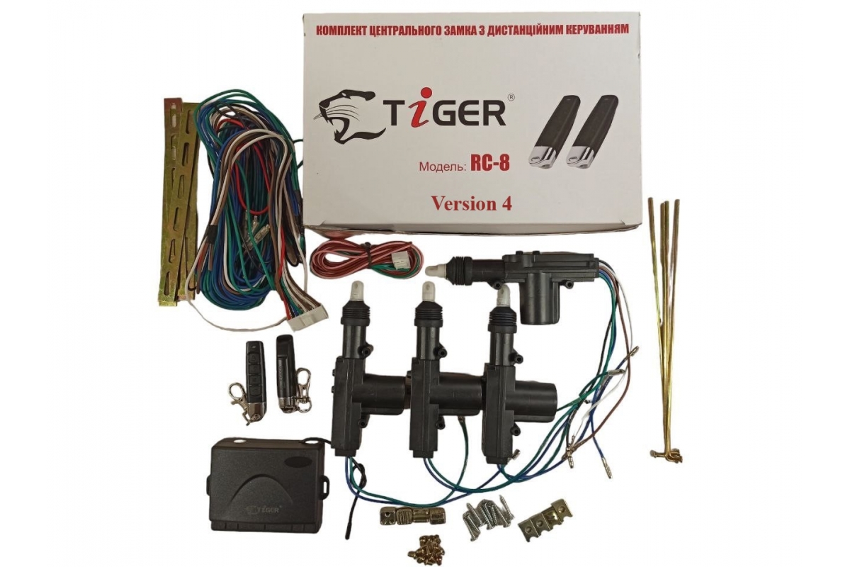 Центральный замок Tiger RC-8 Version 4 с дистанционным управлением ⏩ ...