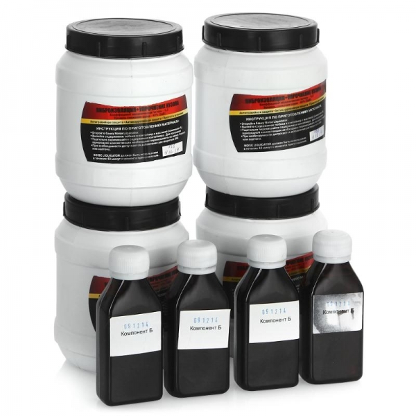 Мастика StP NoiseLiquidator (вібродемпфуюча, двокомпонентна) 1кг ⏩ Ціна ...